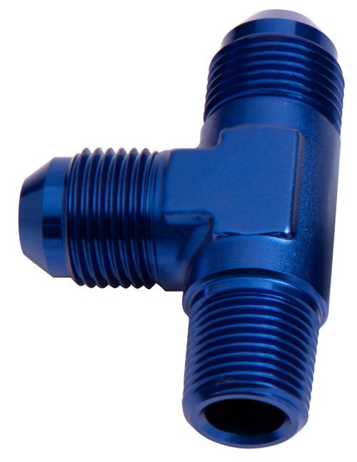 TEE -10AN WITH 1/2" NPT ON RUN - AF826-10