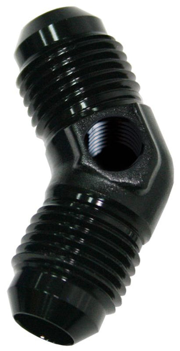 Male -6 45 Deg Union With 1/8" - AF827-06PBLK