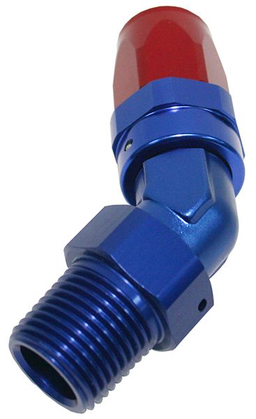 08 - Male 1/2 NPT 45 Deg to -8 Hose - AF828-08-08