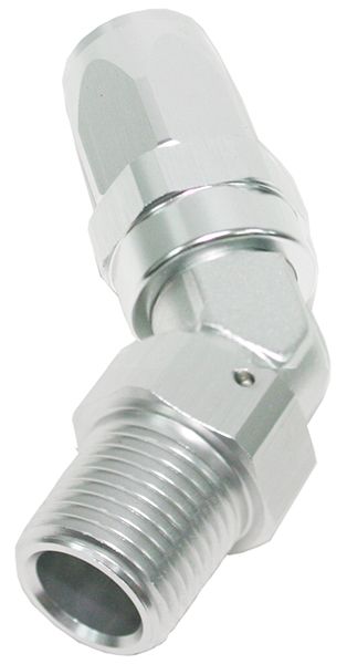 06S - Male 3/8 NPT 45 Deg to -10 Hos - AF828-10-06S