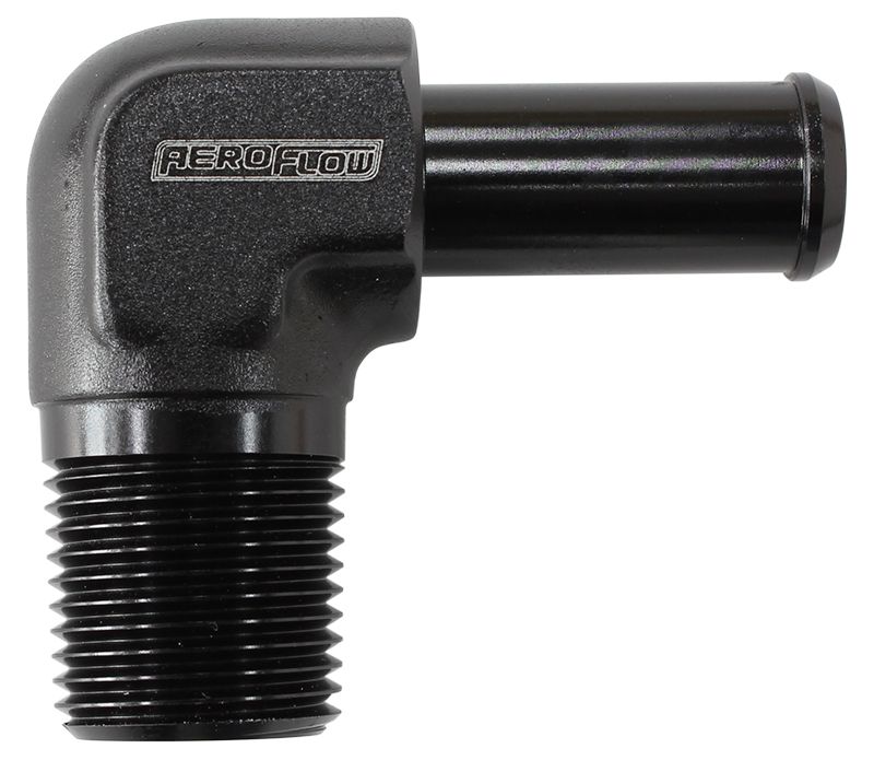 90 DEG 1/2" NPT TO -10 100/450 - AF842-10ANBLK