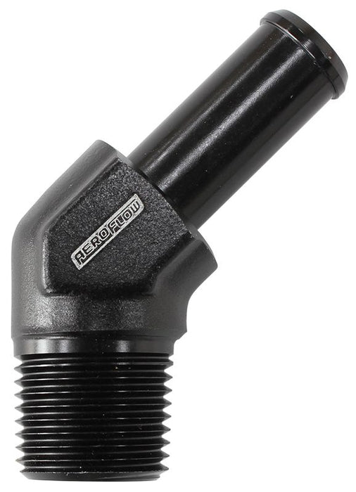 45 DEG 3/8" NPT TO -8 100/450 - AF845-08ANBLK
