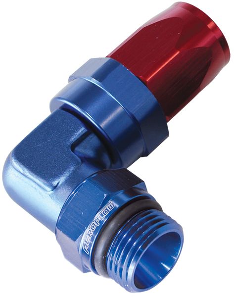 12 - 90 DEG -12 ORB TO -16AN HOSE - AF849-16-12