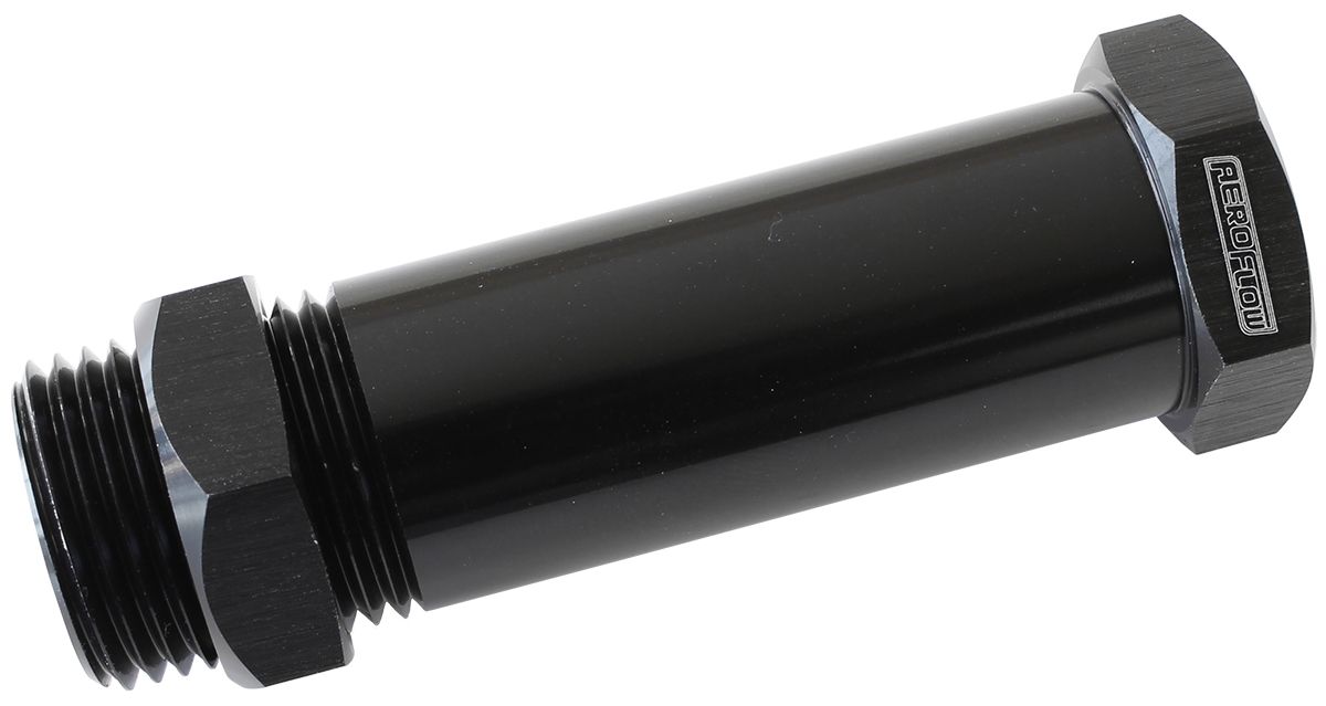 -6ORB THROUGH FRAME FITTING - AF877-06BLK