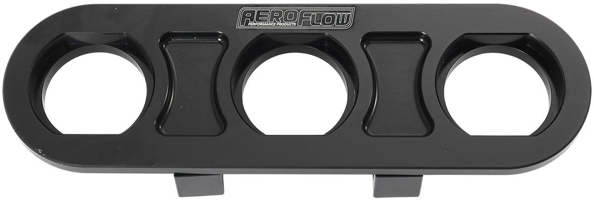 BILLET BULKHEAD PLATE 3 PORT - AF88-2020BLK