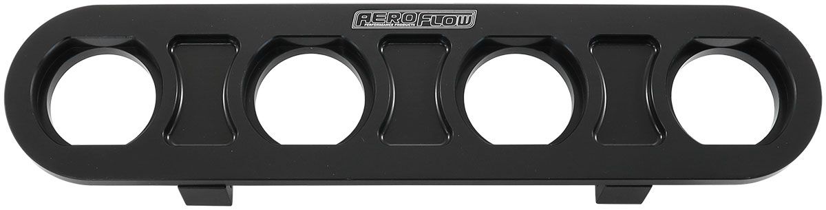 BILLET BULKHEAD PLATE 4 PORT - AF88-2021BLK