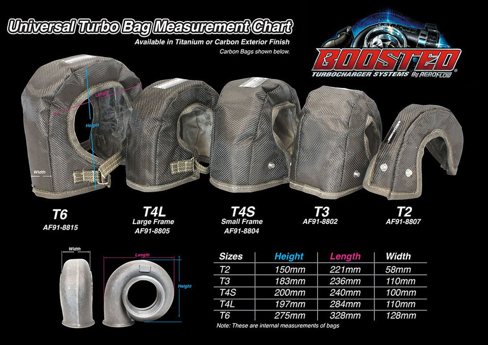 TURBO BAG CARBON GT55 GTX55 - AF91-8815