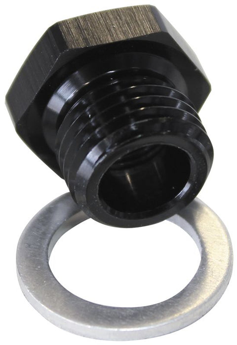 02BLK - M18X1.5 PIPE REDUCER TO F/MALE - AF912-M18-02BLK