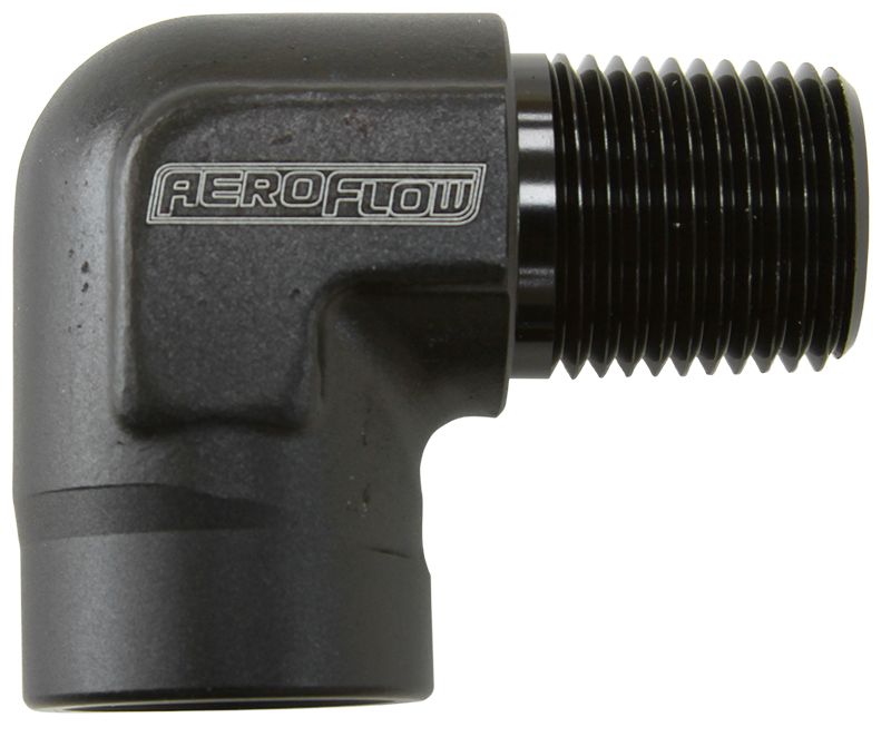 90 DEG FEMALE TO MALE 1" NPT - AF914-16BLK