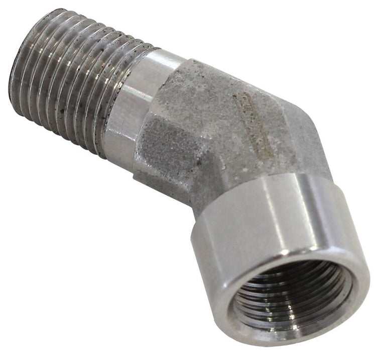 45 Deg Female - Male Elbow 1/8 - AF915-02SS