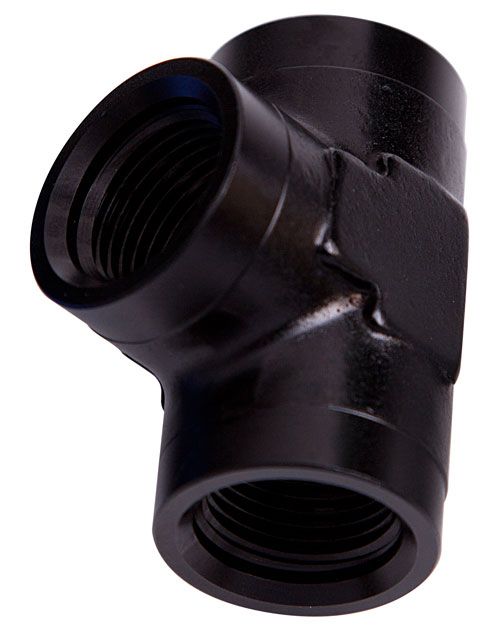 FEMALE PIPE TEE 3/8" NPT - AF917-06BLK