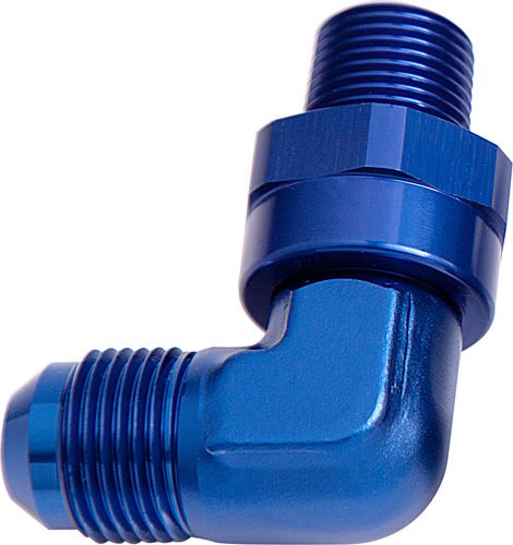 06 - 90 DEG 3/8" NPT TO -8AN - AF922-08-06