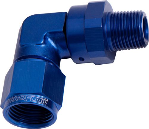 06 - 90 DEG 3/8" NPT TO -6AN - AF923-06-06