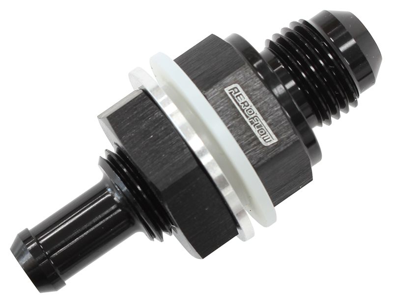 05BLK - -6AN BULKHEAD FITTING W/ 5/16" - AF927-06-05BLK