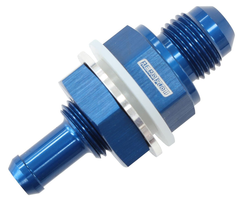 08 - -8AN BULKHEAD FITTING WITH 1/2 - AF927-08-08