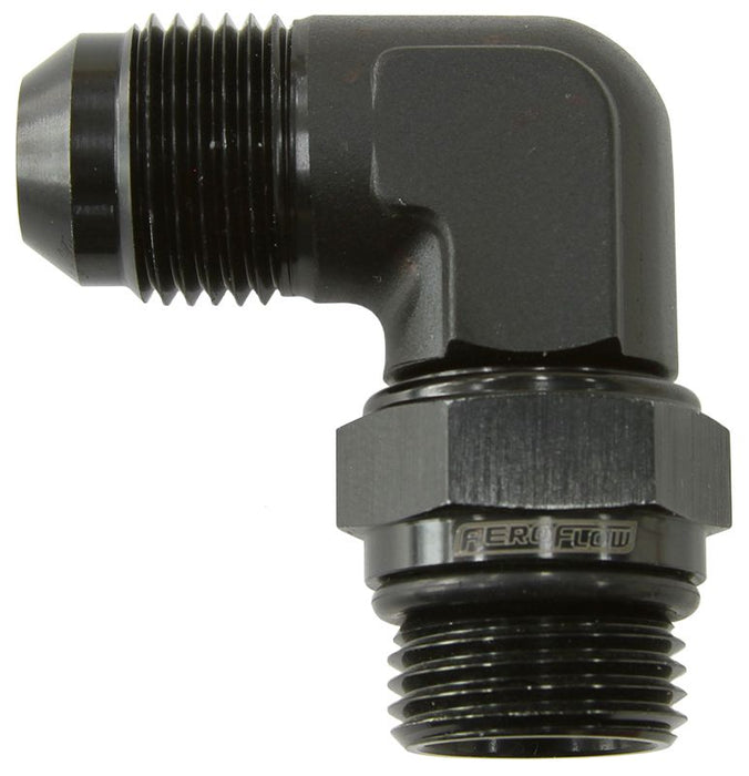 08BLK - MALE -8 ORB 90 TO -10AN MALE - AF949-10-08BLK