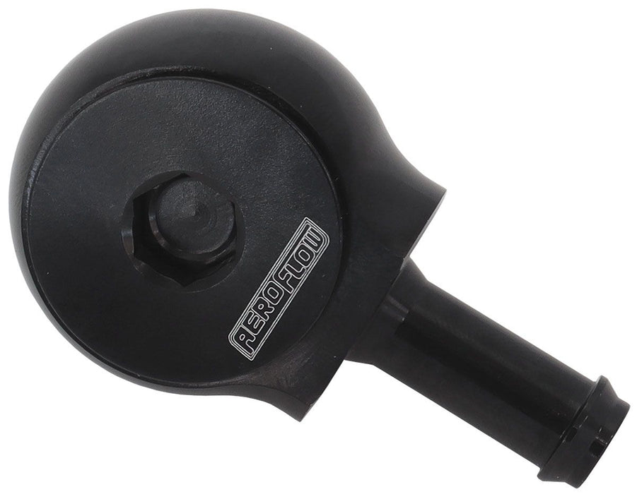 06BLK - SLIMLINE -6ORB TO 5/16" BARB - AF959-05-06BLK
