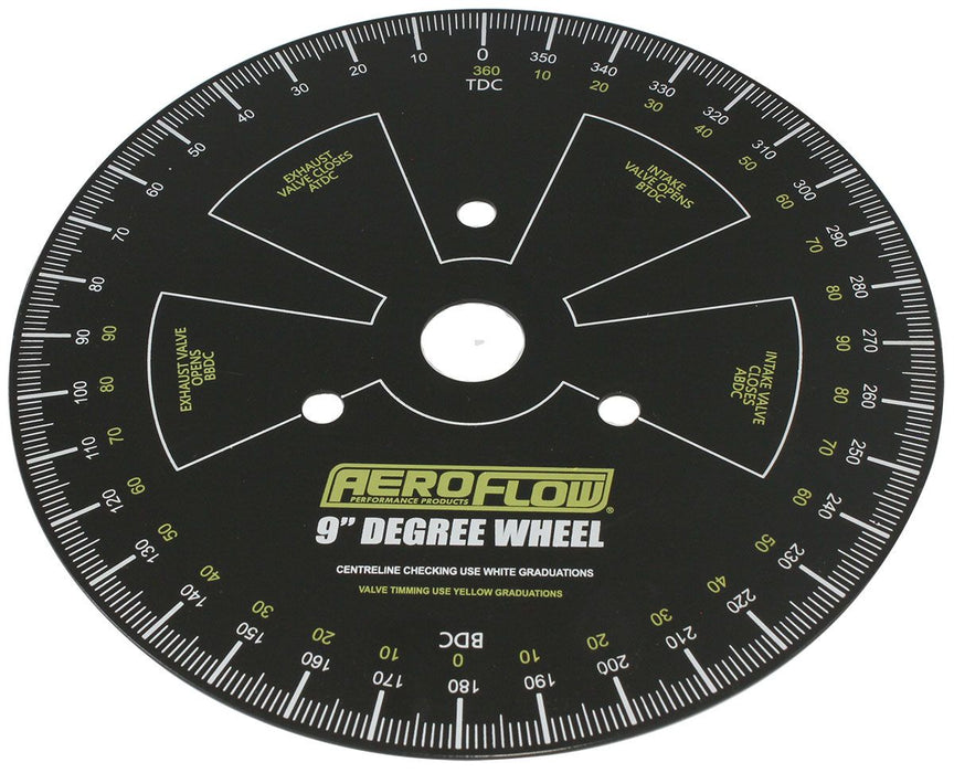 9" CAM DEGREE WHEEL - AF98-2120