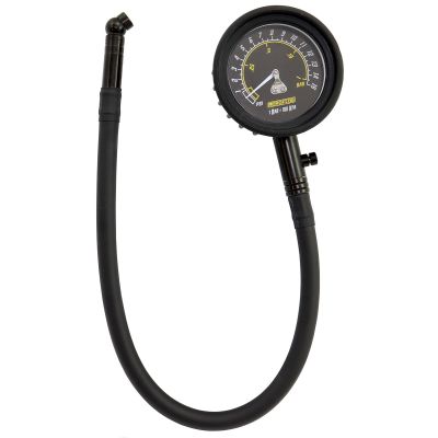 Tyre Pressure Gauge 0-15PSI Analogue Black Face Dial - AF98-2161