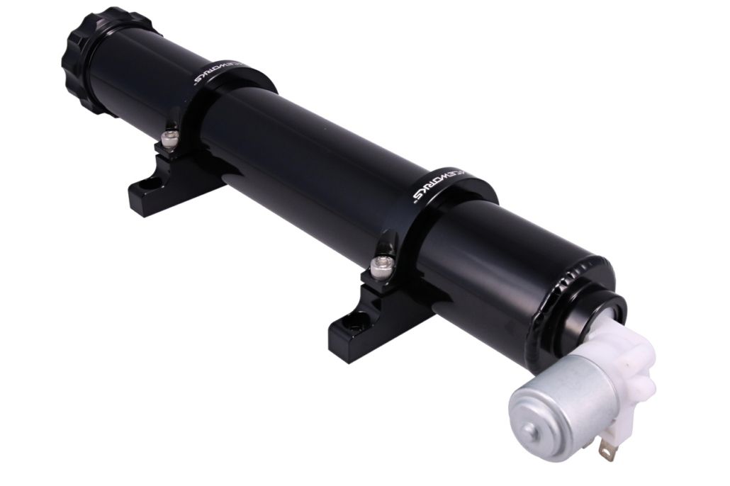 0.5L Black Round Washer Tank Od50Mm H330Mm