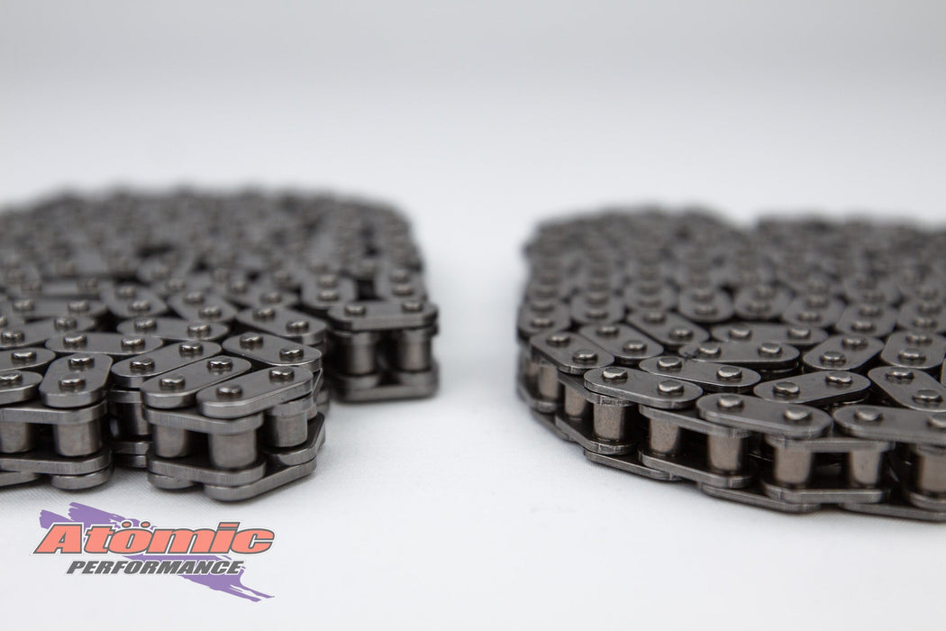 Atomic Barra Heavy Duty Timing Chain – Ford Barra DOHC vs stock chain 1