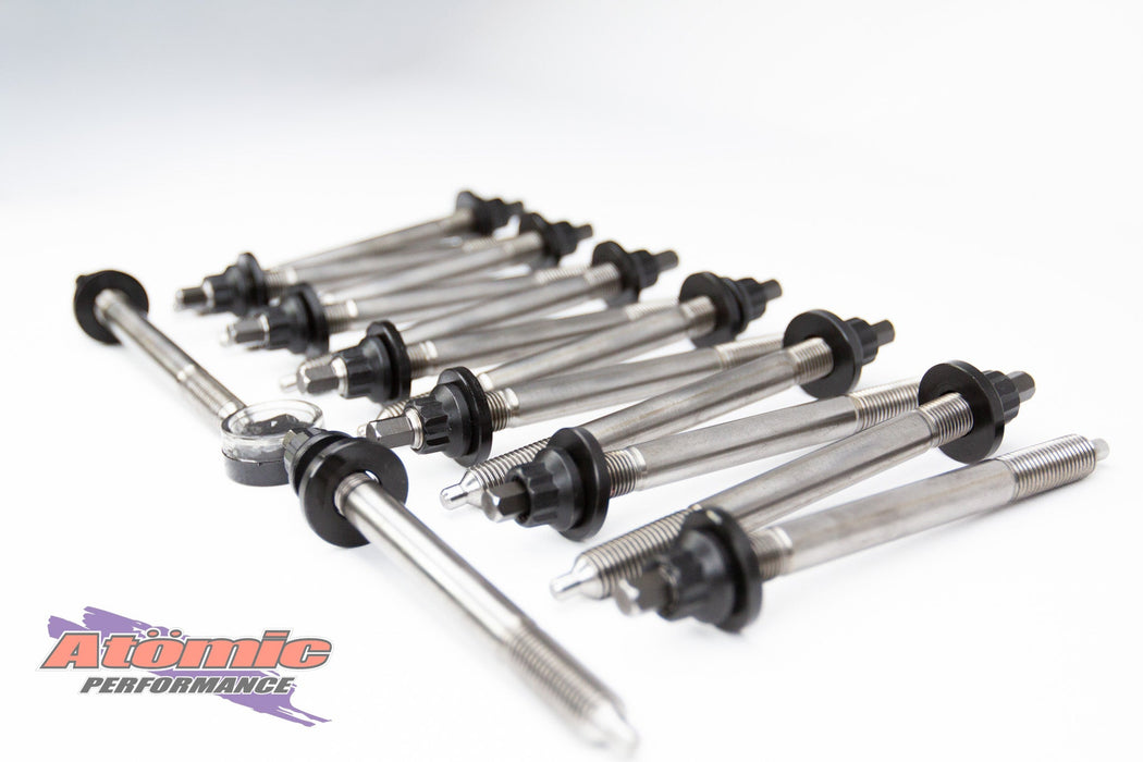 Atomic Barra Tool Steel Headstuds with OS Washers