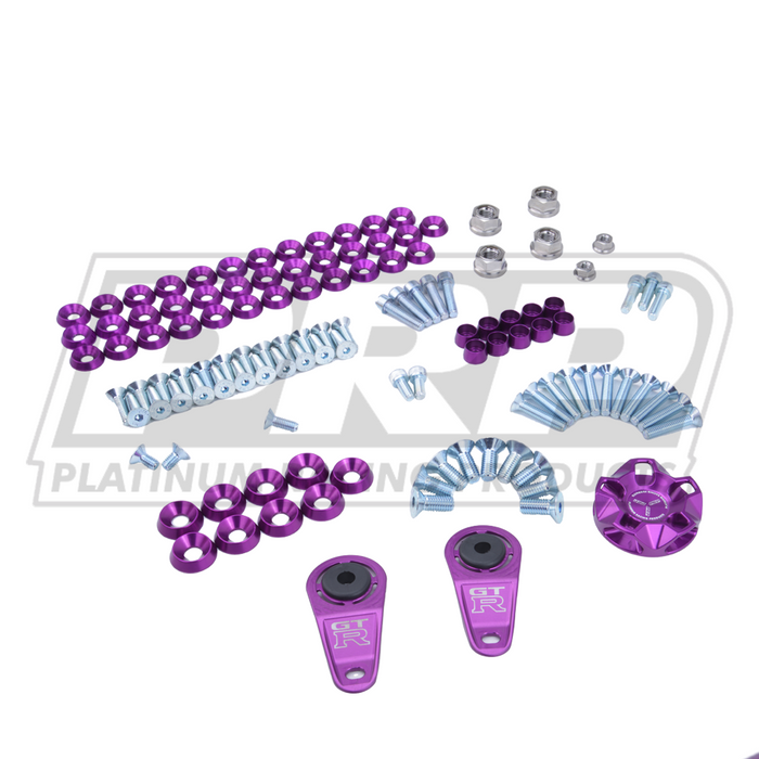 Platinum Racing Products - Engine Bay Dress Up Washer Kit - Nissan Skyline R32/R33/R34