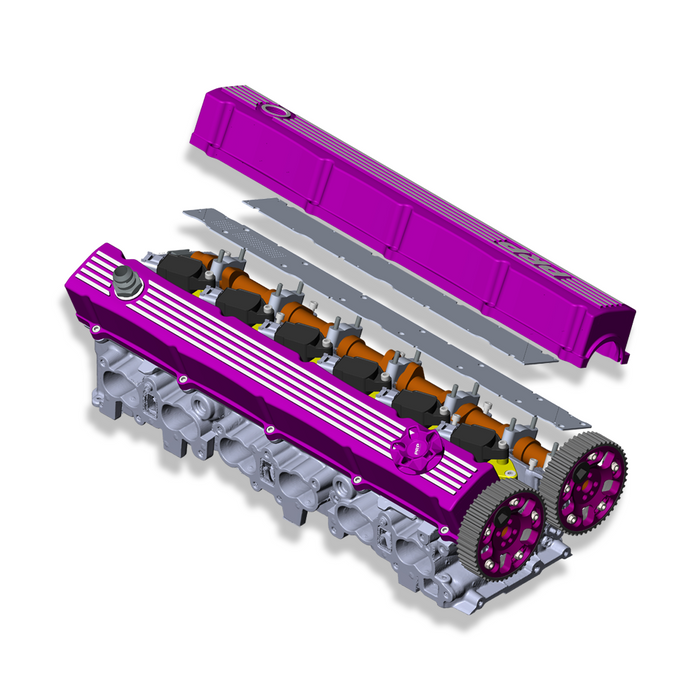 Platinum Racing Products - Baffled Cam Covers - Nissan RB20/RB25/RB26