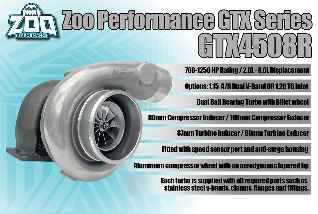 Zoo Performance - GTX4508R Series 80mm Turbo