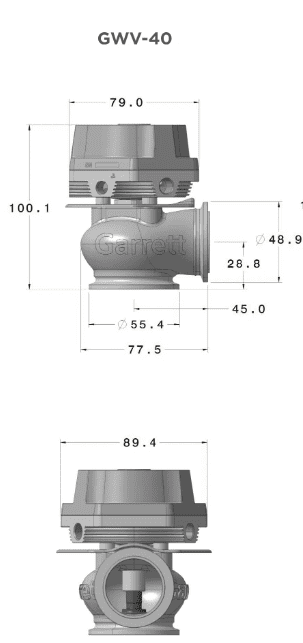 Garrett GVW 60mm External Wastegate