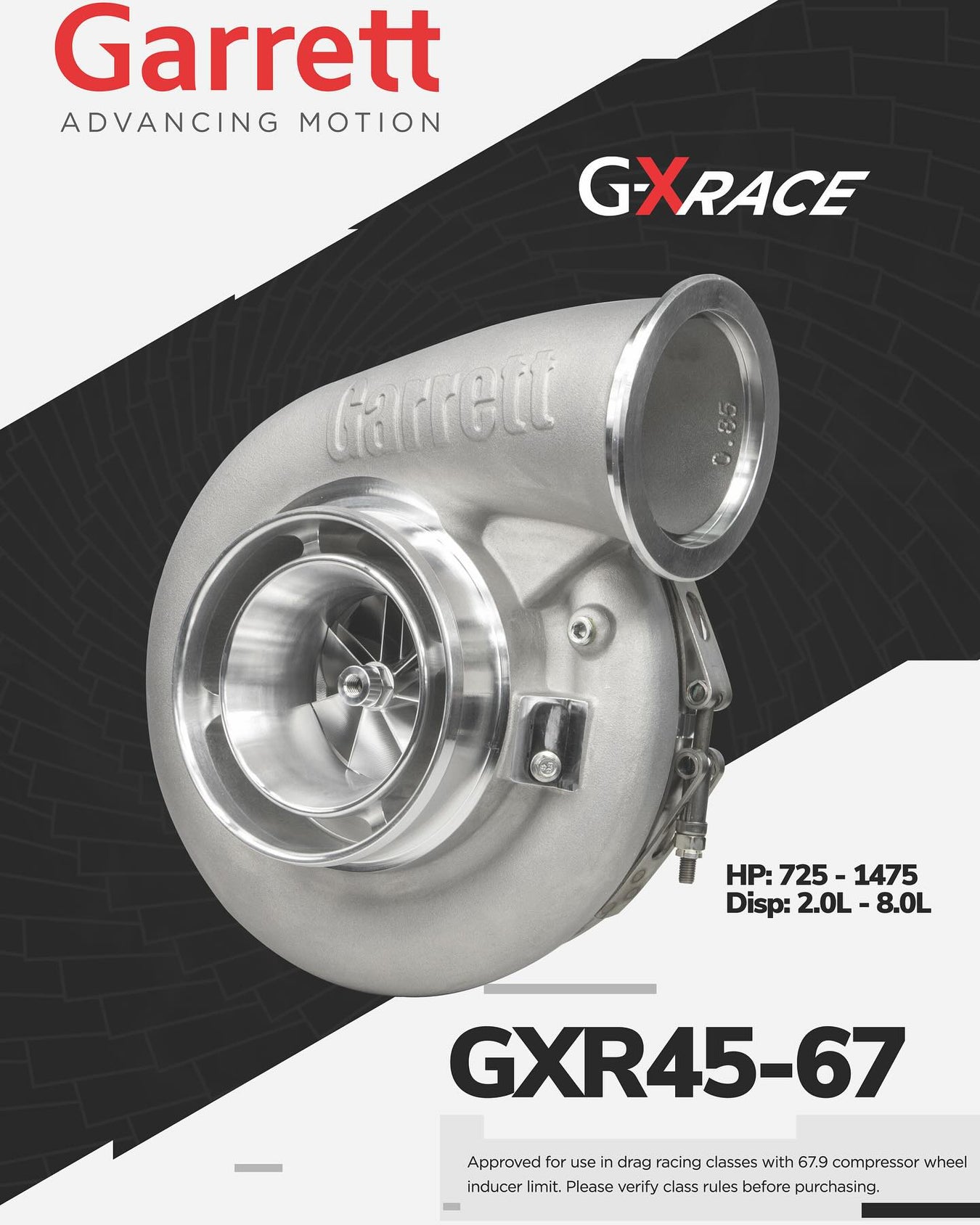 Garrett G-XRace GXR45-67