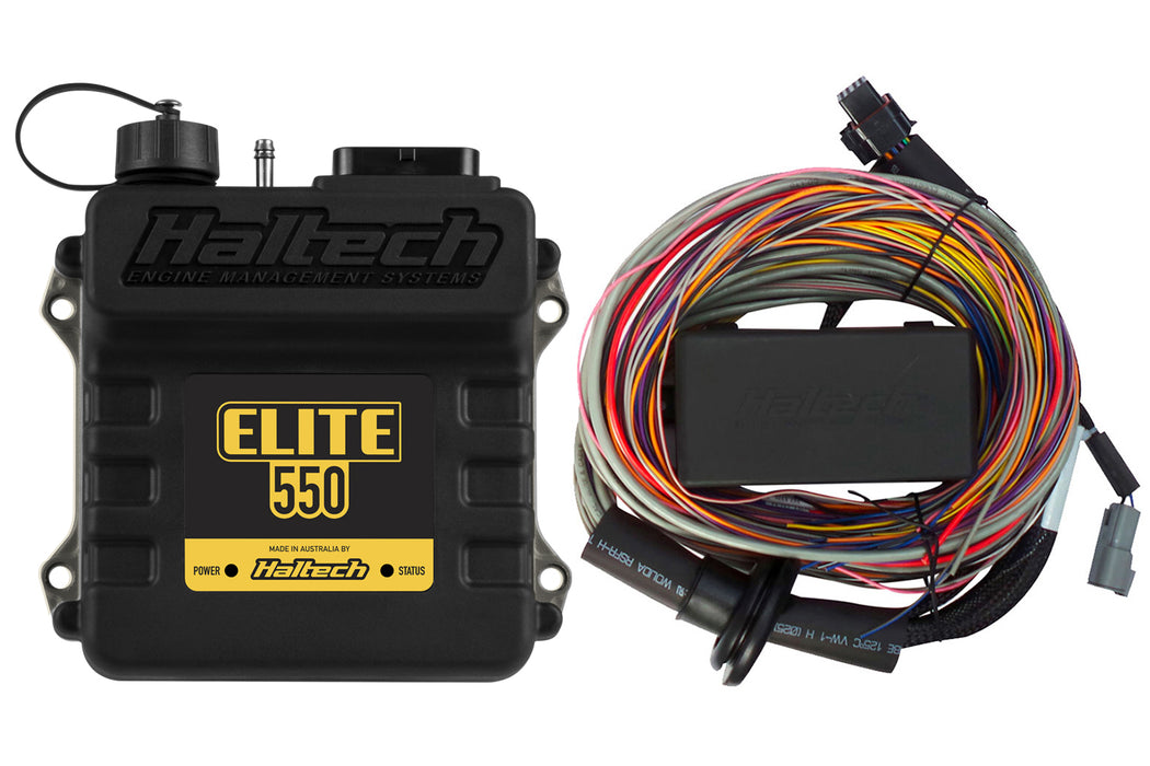 Elite 550 + Premium Universal Wire-in Harness Kit Length: 2.5m (8') HT-150404