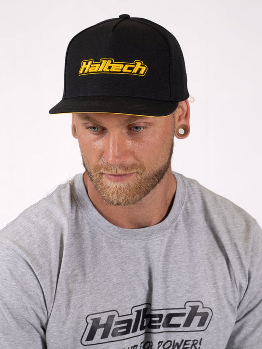Haltech Snapback Cap Black with Yellow Logo
Size: One size fits all