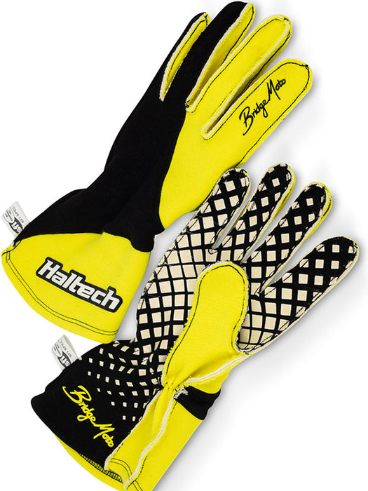 Haltech x BridgeMoto Race Gloves
Size: Medium