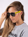 Haltech Sunglasses Black and Yellow