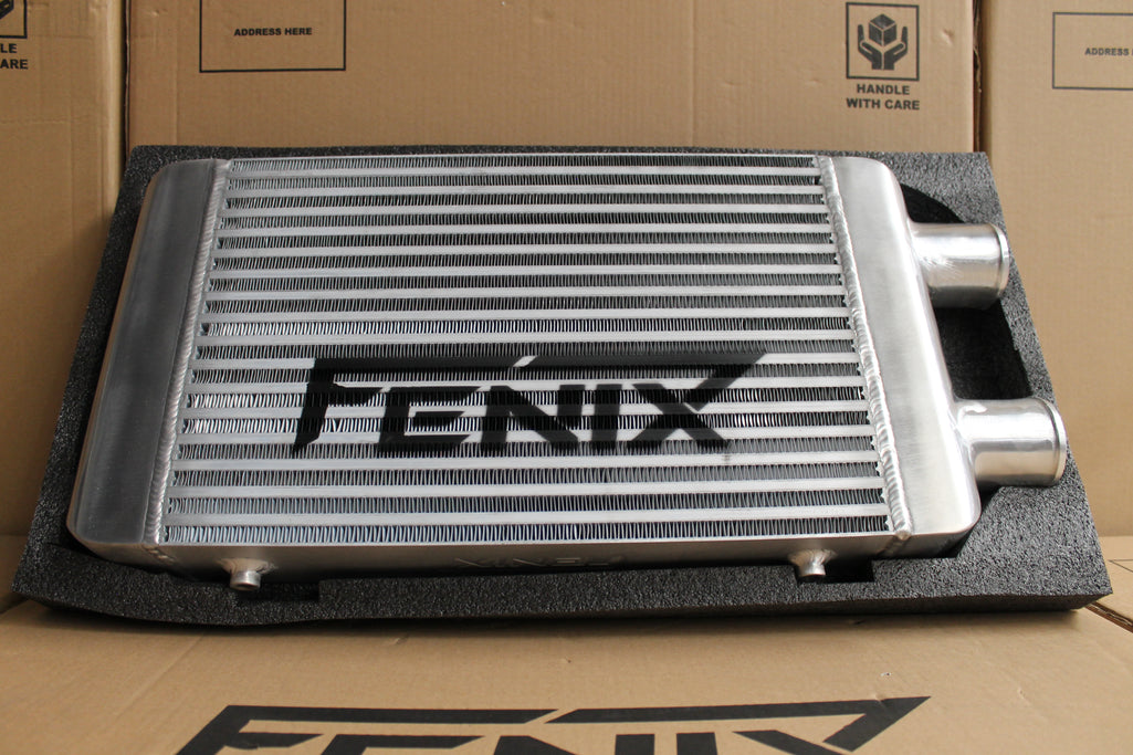 Bar & Plate Intercooler (Core Size 300x450x76mm. 2.5" Outlets Same Side).