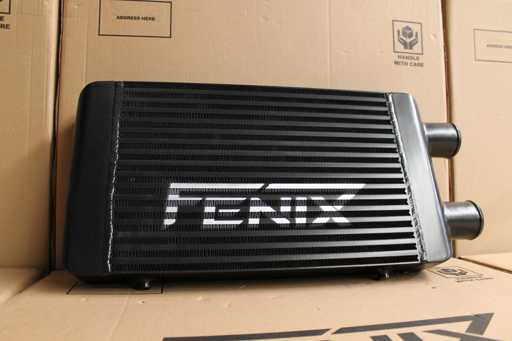 Bar & Plate Intercooler (Core Size 300x450x76mm. 2.5" Outlets Same Side).