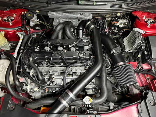 6Boost Mitsubishi 4B11 Evo X Low Mount V-Band Exhaust Manifold - reference image 1