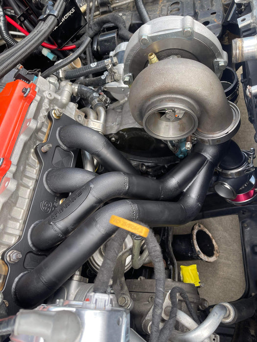 6boost - Toyota 3SGTE V-Band Exhaust Manifold