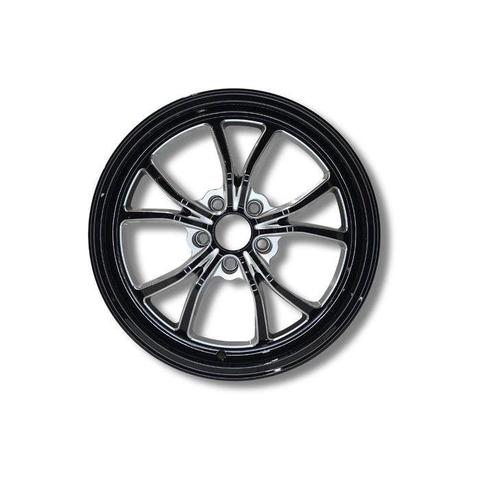 Illicit Race Wheels Black 'Eliminator' Front Runners 17"x4.5" 1.80" BS | 5x114.3 5x4.5"