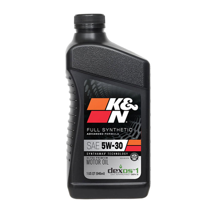 104103 K&N Oil; 5W-30 K&N Synthetic Motor Oil, Quart