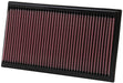 33-2273 K&N Replacement Air Filter, 1999 - 2021 Jaguar XJ/ XF/ S-Type/ Vanden Plas