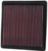 33-2298 K&N Replacement Air Filter, Ford Mustang GT 4.0l V6/4.6l V8, '05-10