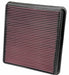33-2387 K&N Replacement Air Filter, For Toyota Landcruiser 200 4.5l V8 TTD / Landcruiser 4.6l V8, Toyota Tundra / Lexus LX570 5.7l V8, '07-21