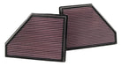 33-2407 K&N Replacement Air Filter, 2007 - 2010 BMW X5 4.8L