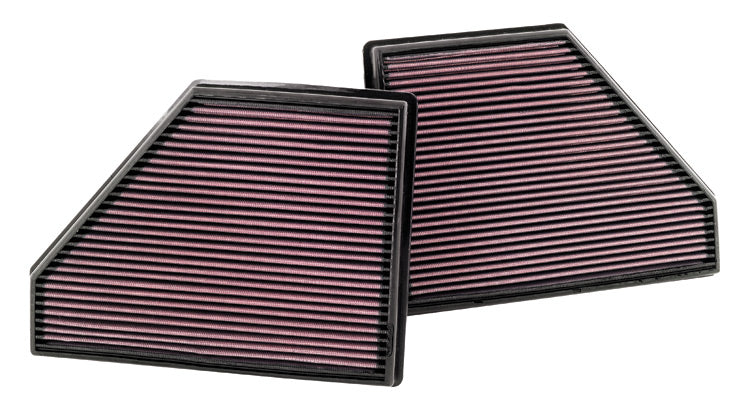 33-2407 K&N Replacement Air Filter, 2007 - 2010 BMW X5 4.8L