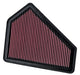 33-2411 K&N Replacement Air Filter, Cadillac CTS-V 3.0-3.6-6.2L, '08-15'