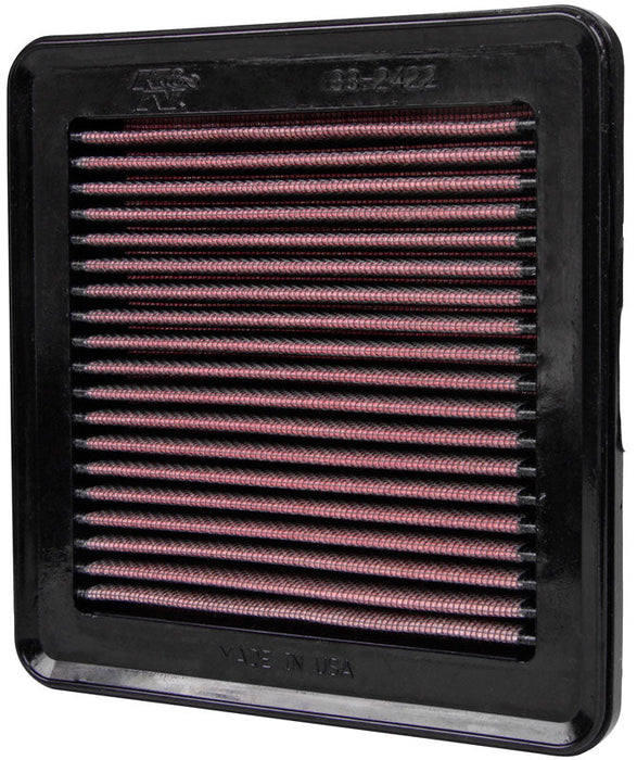 33-2422 K&N Replacement Air Filter, 2008 - 2024 Honda Brio/ Mobilio/ Amaze/ Jazz/ Fit/ City