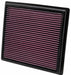 33-2443 K&N Replacement Air Filter, For Toyota Yaris GR/Camry/Kluger/RAV4, Lexus NX/ES/RX, Mitsubishi Pajero Sport/Triton, '10-22