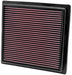 33-2457 K&N Replacement Air Filter, 2010 - 2026 Dodge Durango/ Grand Cherokee